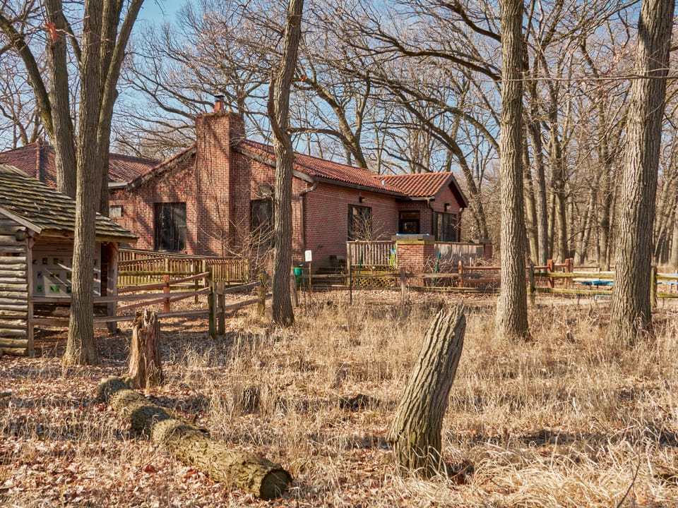 Looking WSW from the Main Loop towards the NPV:NC building.